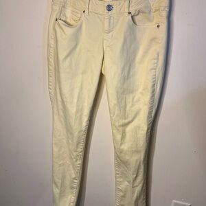 American Eagle Outfitters Light Yellow Jeans